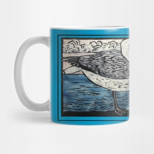 Seagull at the shore Mug